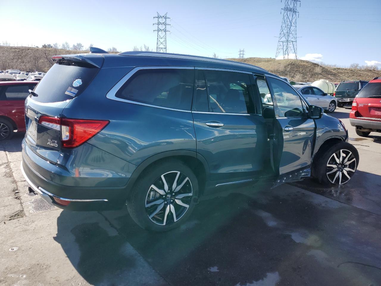 2022 HONDA PILOT ELITE VIN:5FNYF6H06NB042559
