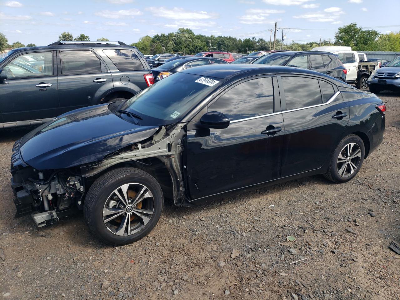 2022 NISSAN SENTRA SV VIN:3N1AB8CV1NY308573
