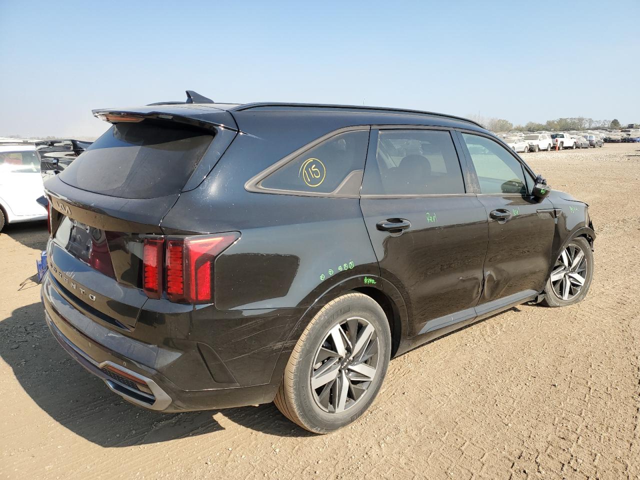 2022 KIA SORENTO S VIN:5XYRL4LCXNG100524
