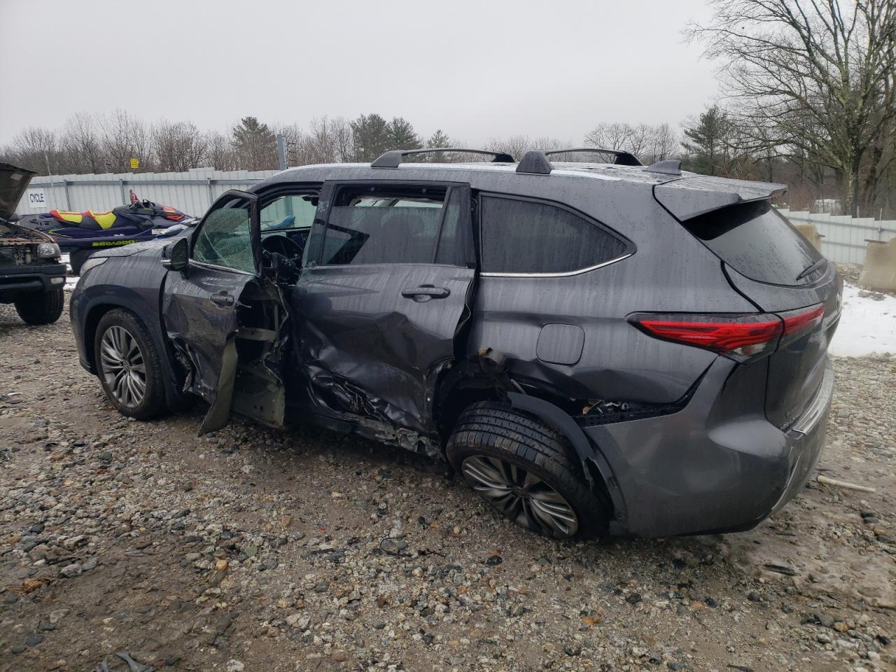 2022 TOYOTA HIGHLANDER PLATINUM VIN:5TDFZRBH7NS182601