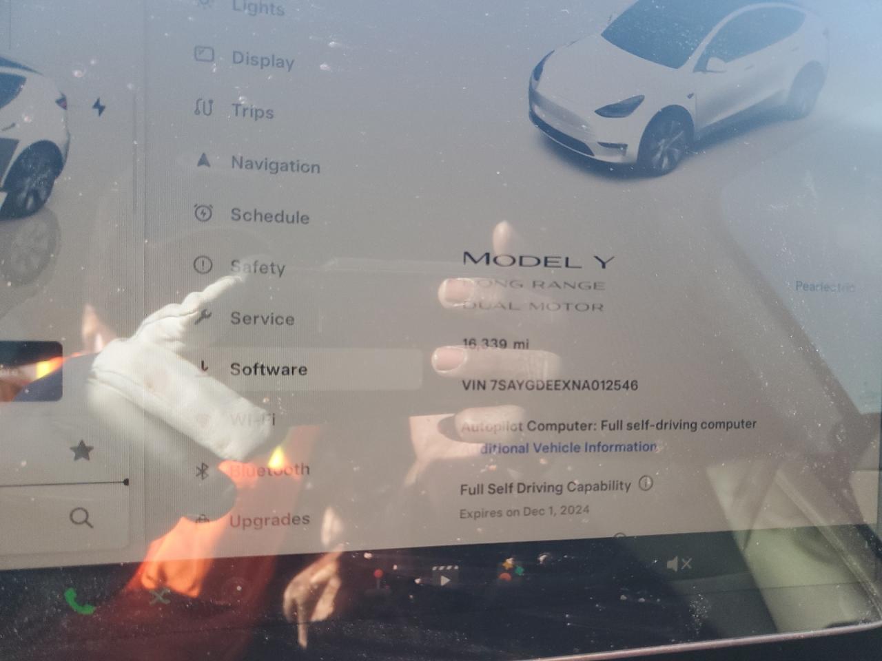 2022 TESLA MODEL Y  VIN:7SAYGDEEXNA012546
