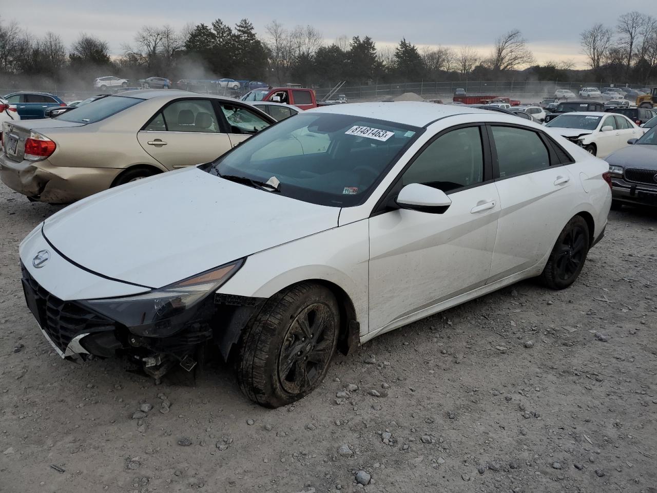 2022 HYUNDAI ELANTRA SEL VIN:5NPLM4AG7NH055298