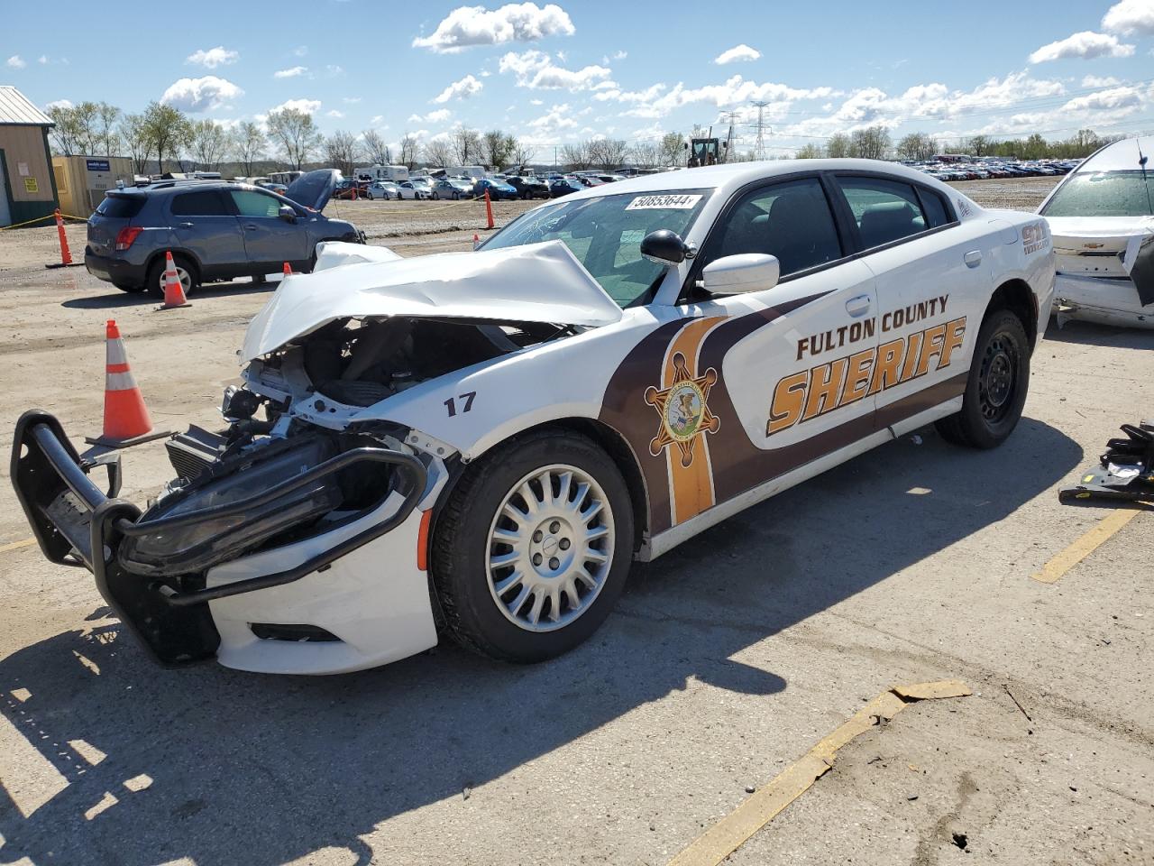 2022 DODGE CHARGER POLICE VIN:2C3CDXKG0NH120523