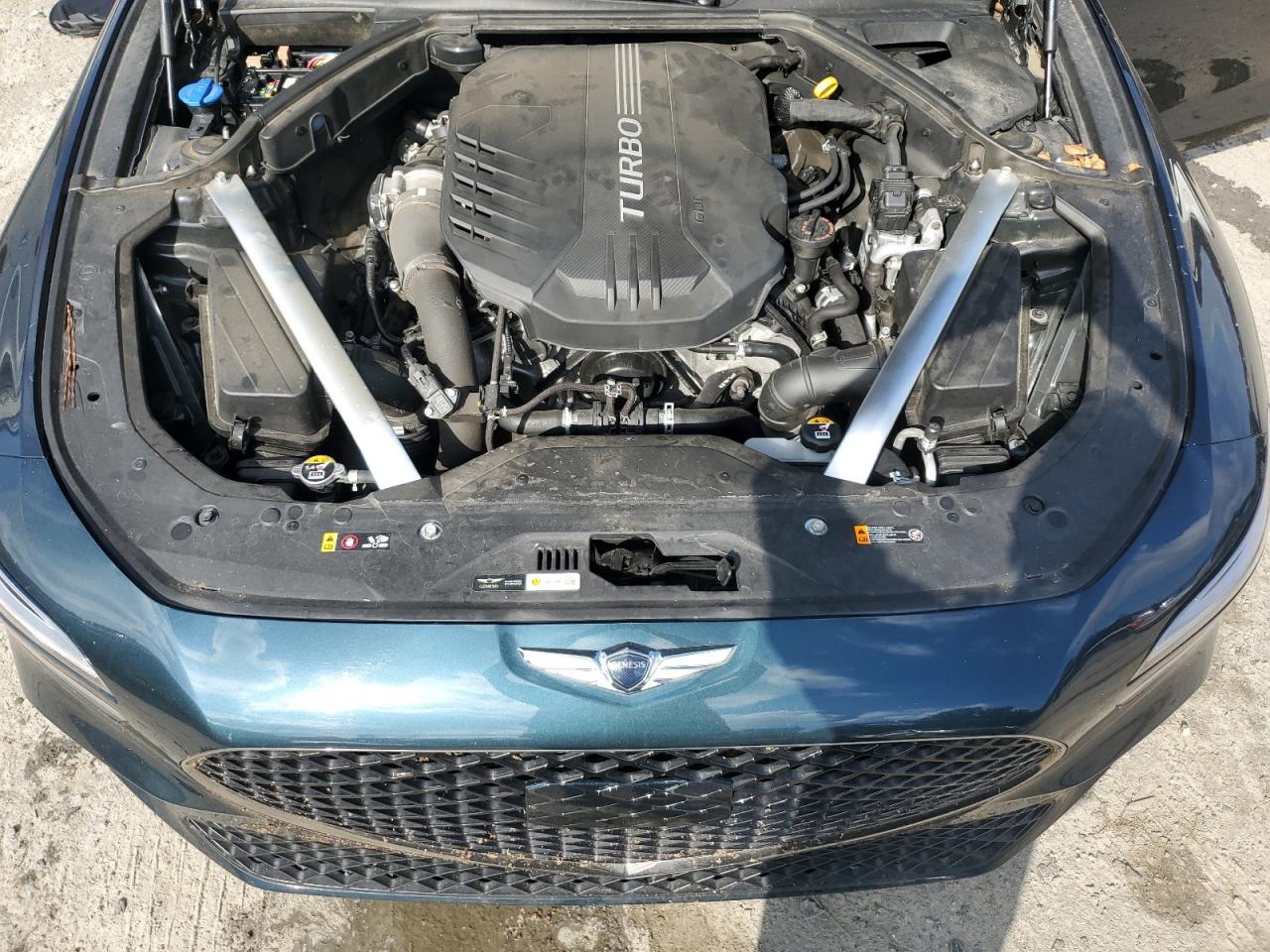 2022 GENESIS G70 BASE VIN:KMTG54TE9NU084593