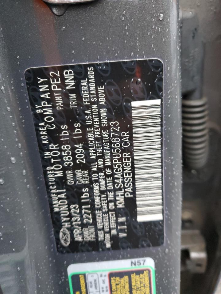 2023 HYUNDAI ELANTRA SEL VIN:KMHLS4AG5PU568723