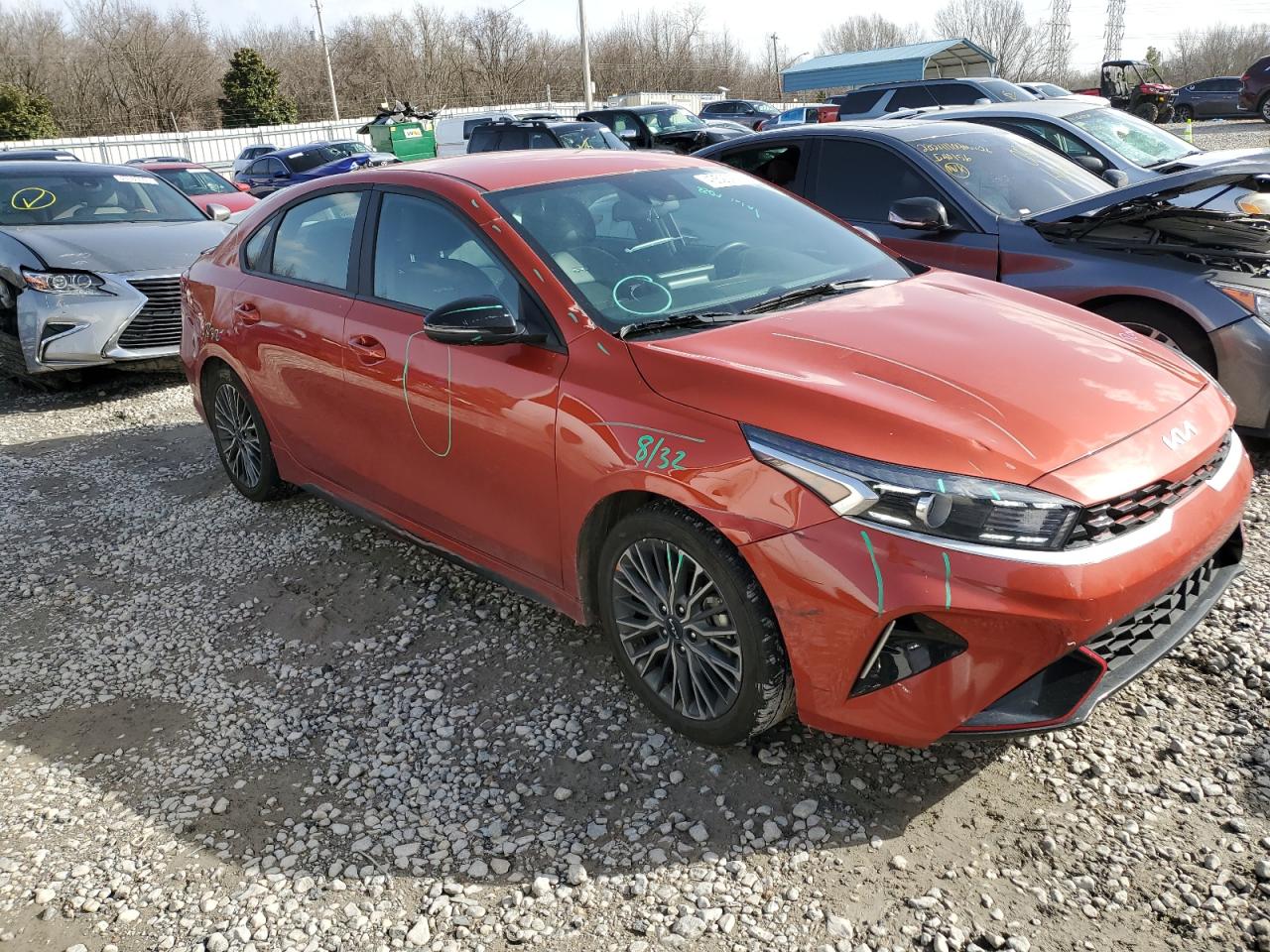 2023 KIA FORTE GT LINE VIN:3KPF54AD2PE567154