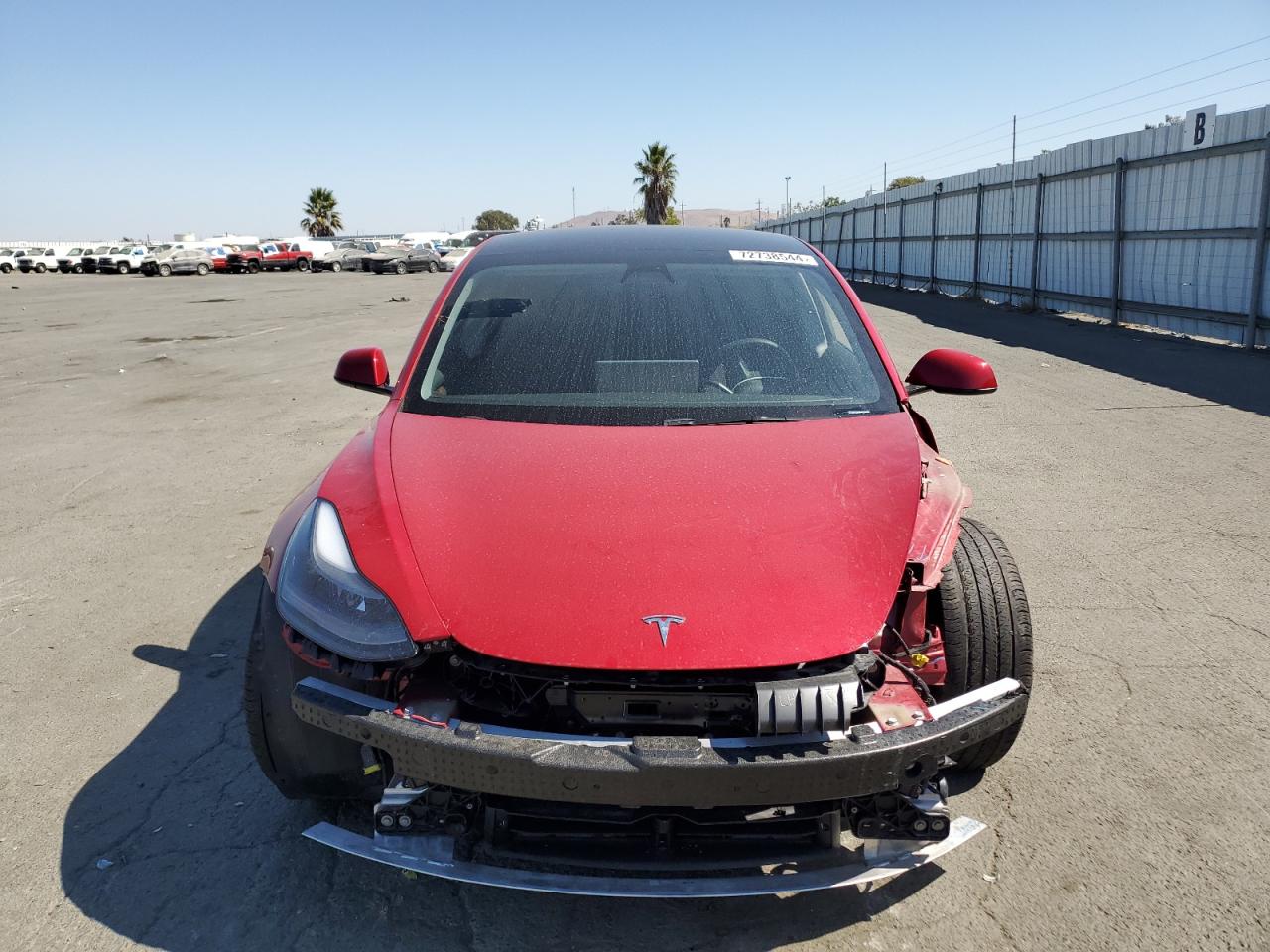 2022 TESLA MODEL 3  VIN:5YJ3E1EB6NF134566