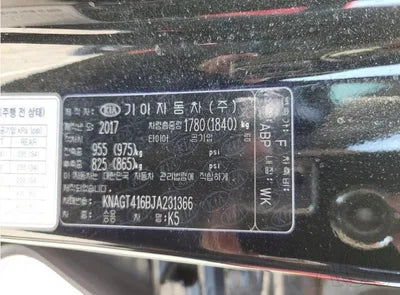 2018 Kia K5 KMKNAGT416BJA2313 VIN:KMKNAGT416BJA2313