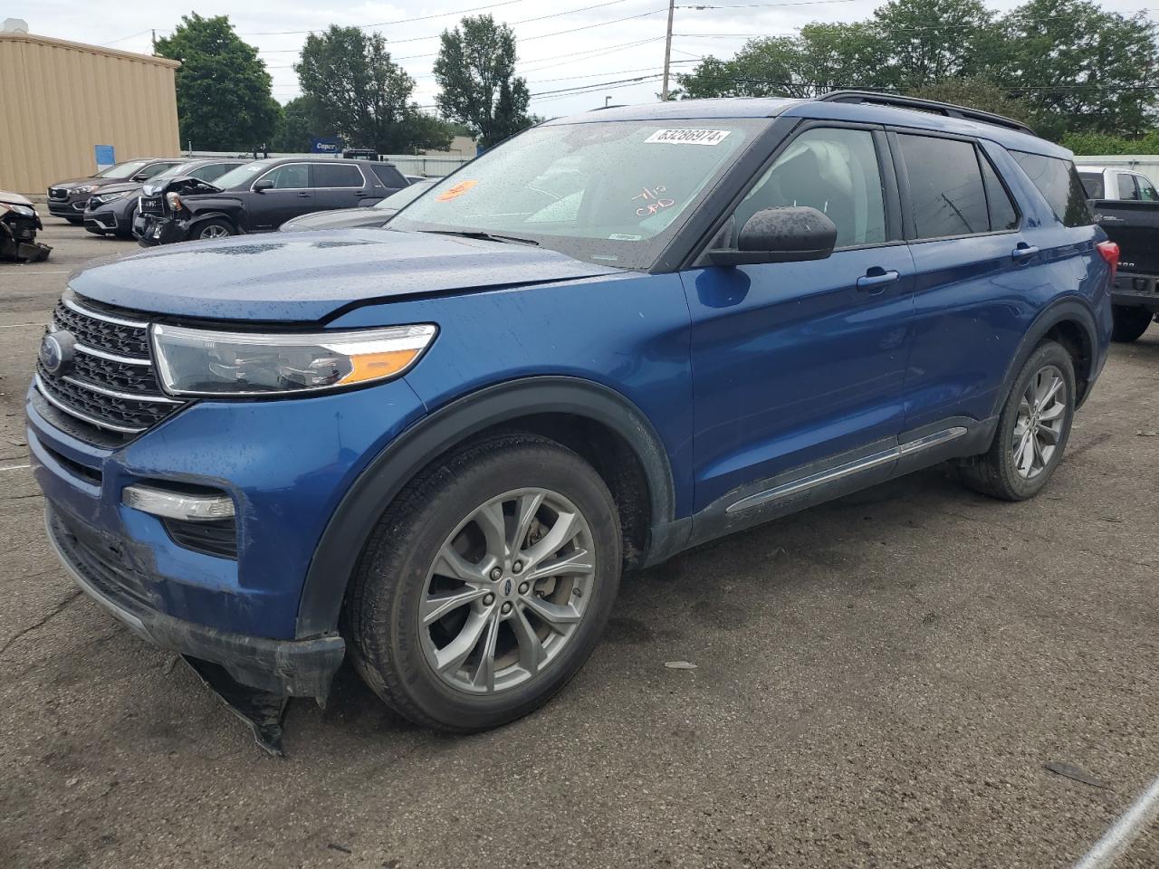 2022 FORD EXPLORER XLT VIN:1FMSK8DH4NGA86778