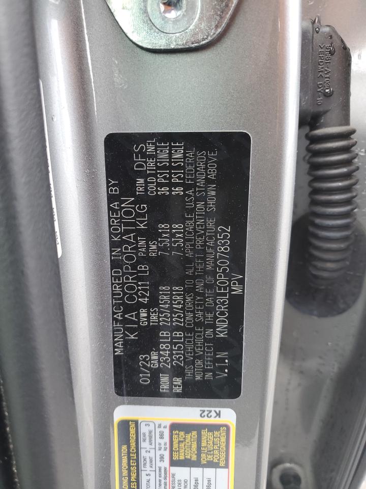 2023 KIA NIRO EX VIN:KNDCR3LE0P5078352