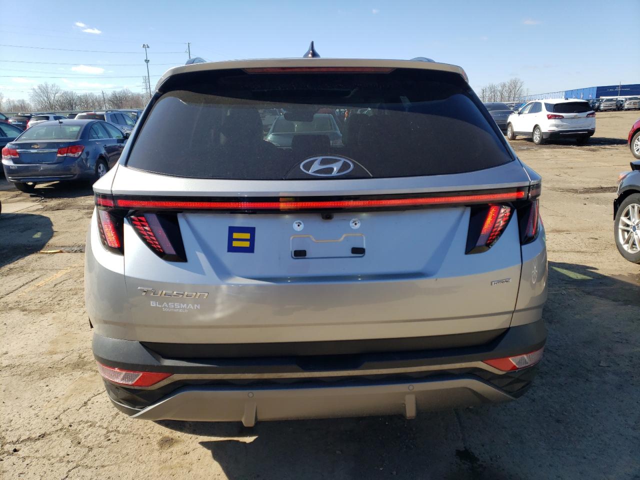 2022 HYUNDAI TUCSON LIMITED VIN:5NMJECAE7NH117132