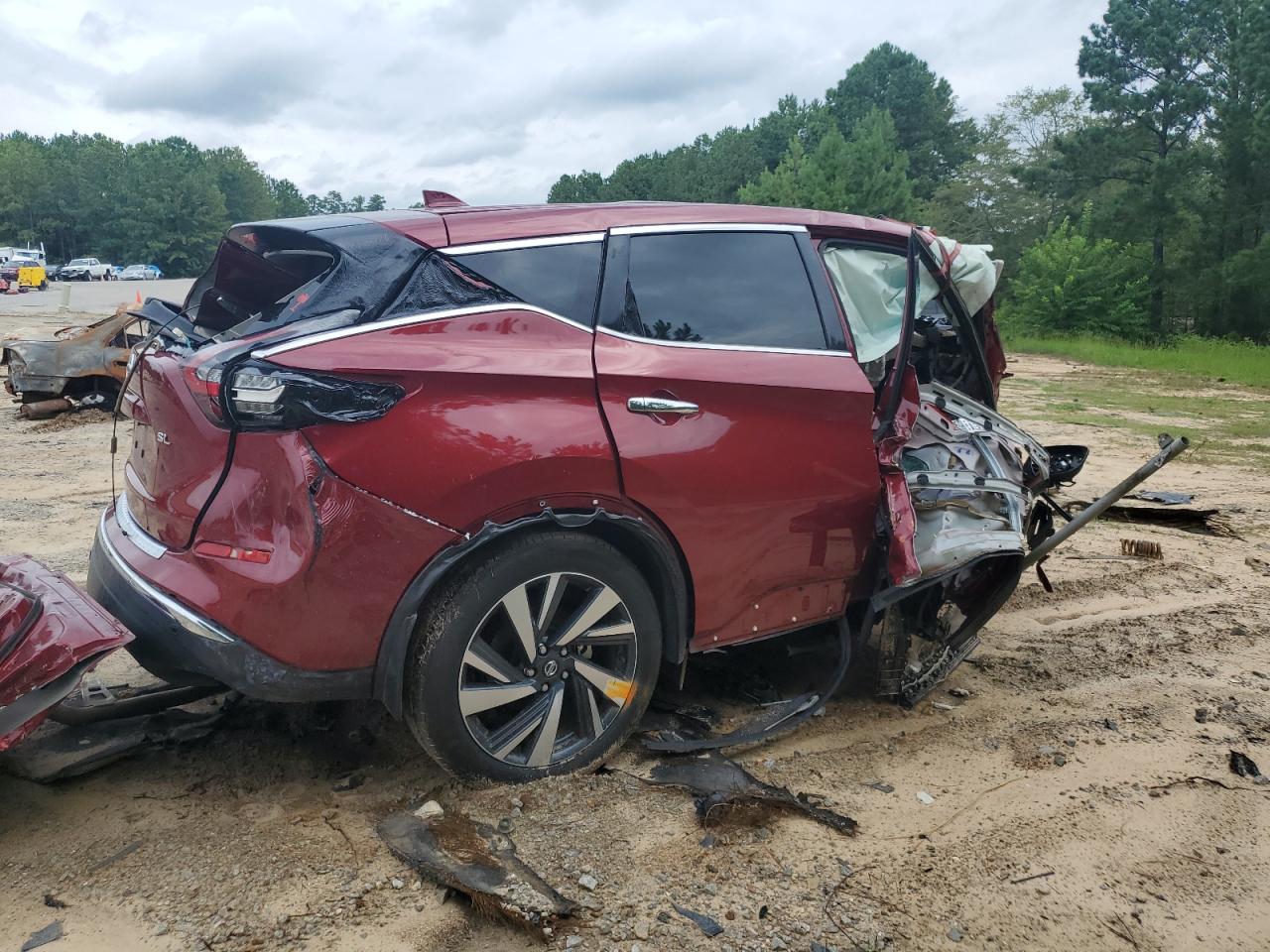 2022 NISSAN MURANO SL VIN:5N1AZ2CJ6NC112202