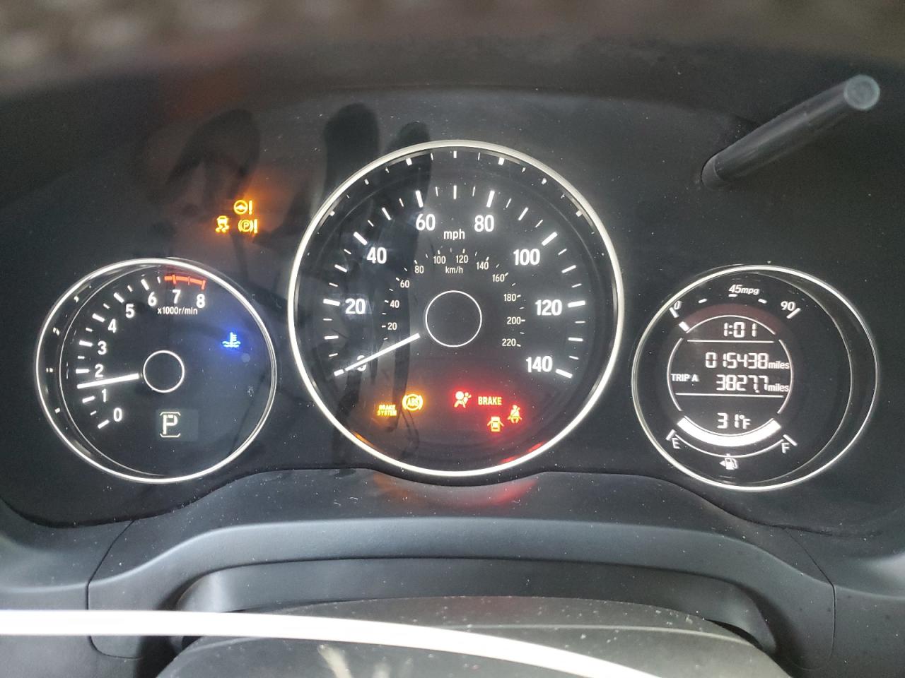 2022 HONDA HR-V SPORT VIN:3CZRU6H12NM721317
