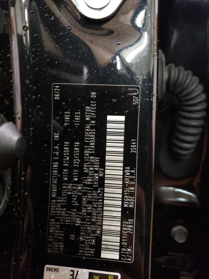 2024 TOYOTA COROLLA CROSS SE VIN:7MUFBABG2RV041475