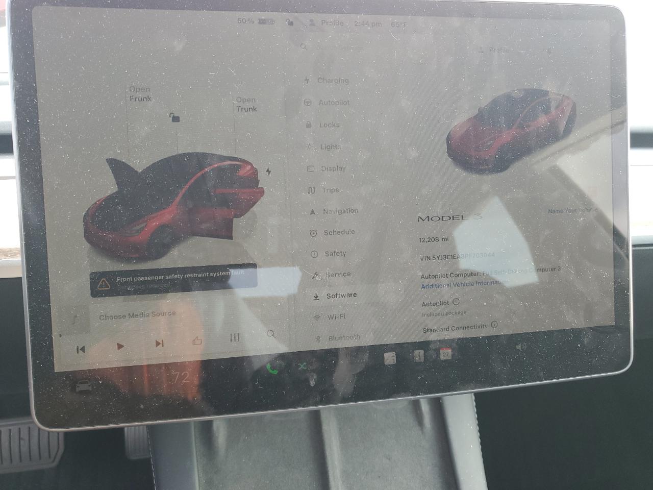2023 TESLA MODEL 3  VIN:5YJ3E1EA3PF703044