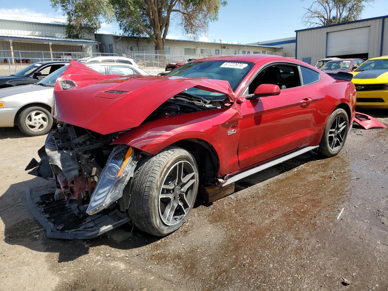 2022 FORD MUSTANG GT VIN:1FA6P8CF2N5122962