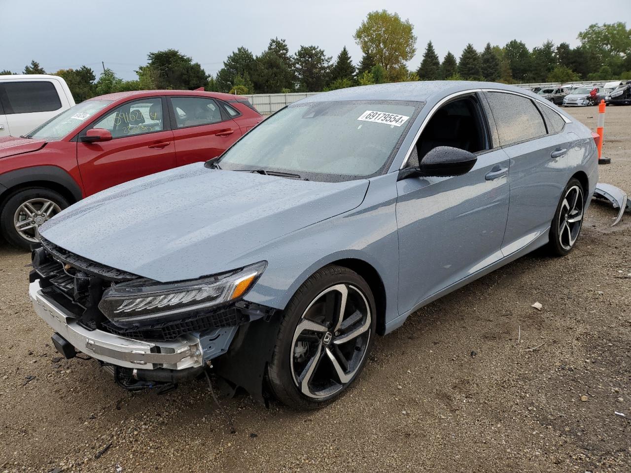 2022 HONDA ACCORD SPORT VIN:1HGCV1F35NA114844