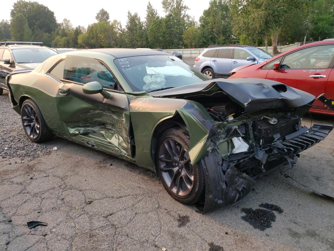 2022 DODGE CHALLENGER R/T VIN:2C3CDZBT8NH218627