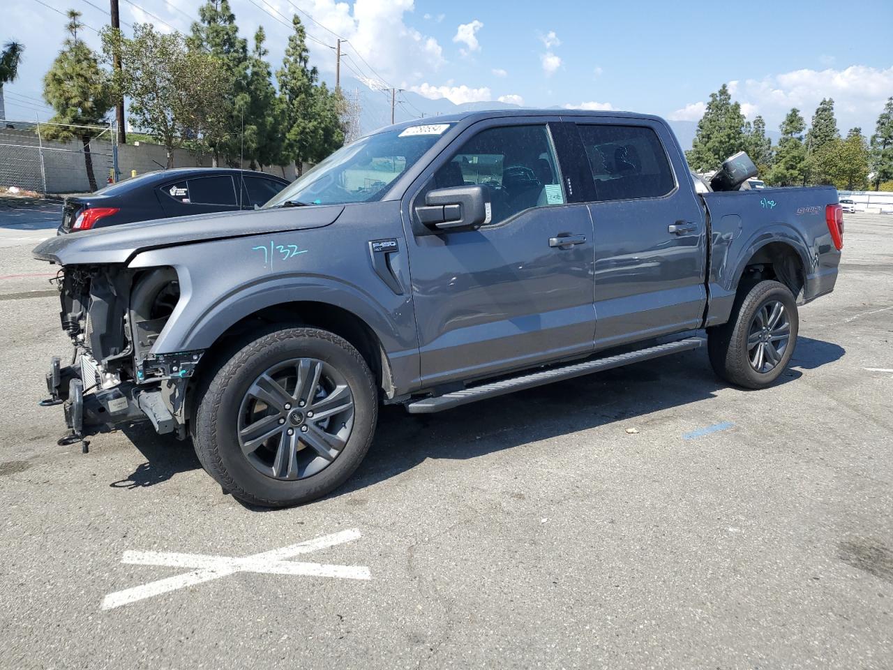 2022 FORD F150 SUPERCREW VIN:1FTFW1E80NKE78038