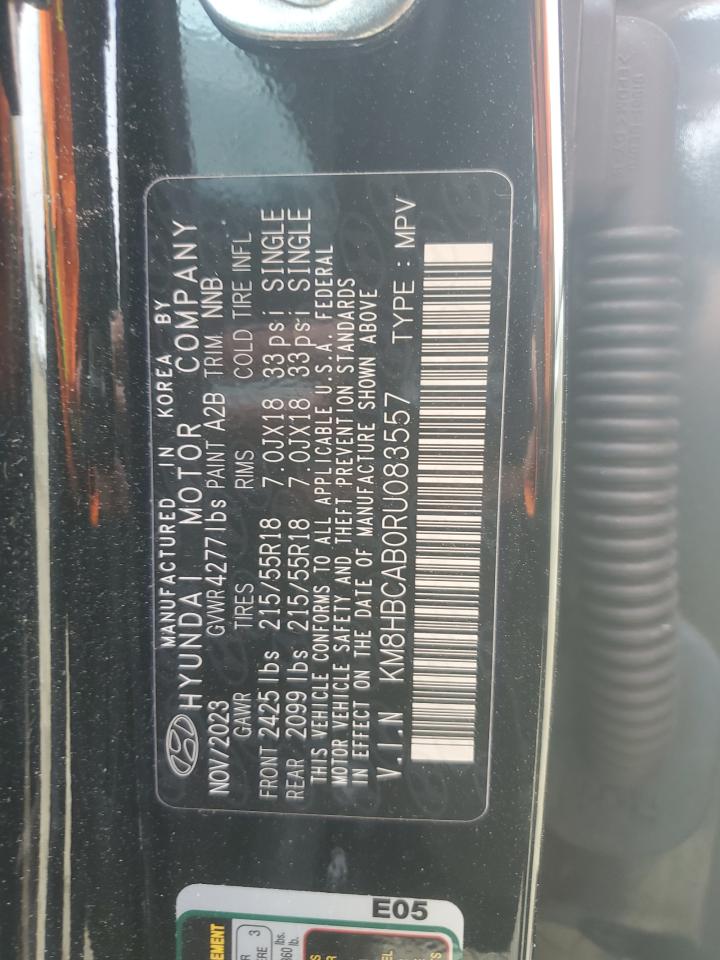 2024 HYUNDAI KONA SEL VIN:KM8HBCAB0RU083557