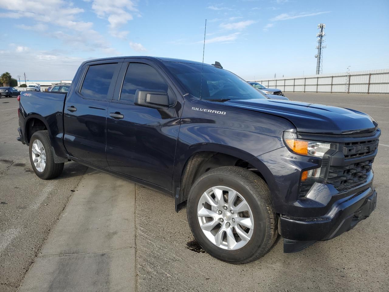 2022 CHEVROLET SILVERADO K1500 CUSTOM VIN:1GCPDBEK2NZ603656