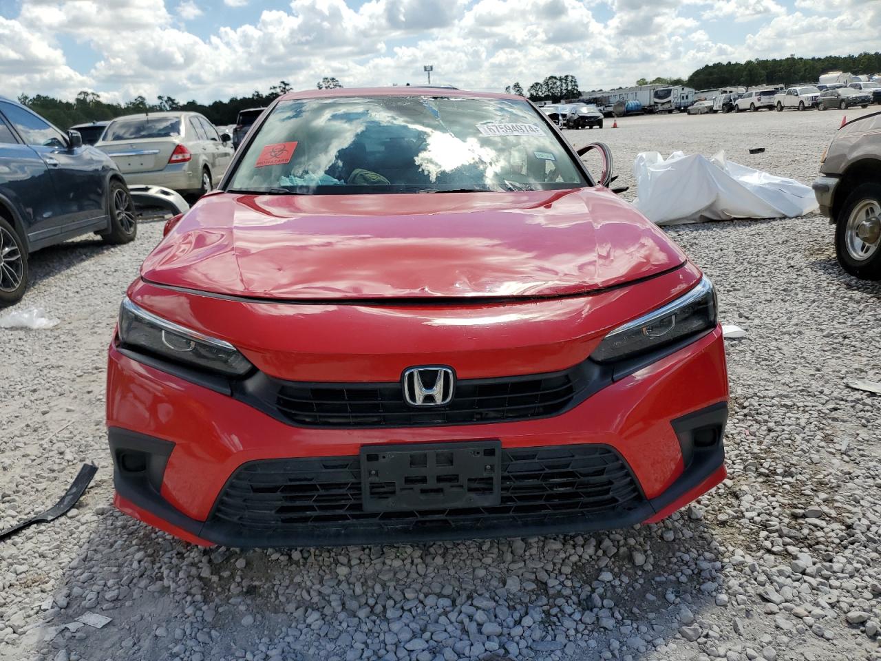2022 HONDA CIVIC EX VIN:2HGFE1F75NH308663