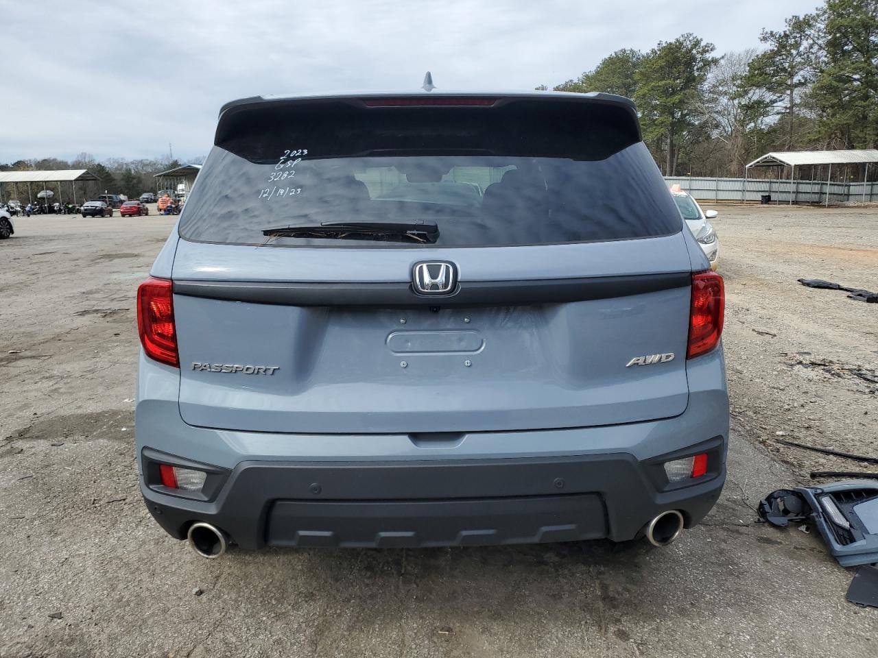 2023 HONDA PASSPORT EXL VIN:5FNYF8H51PB023282