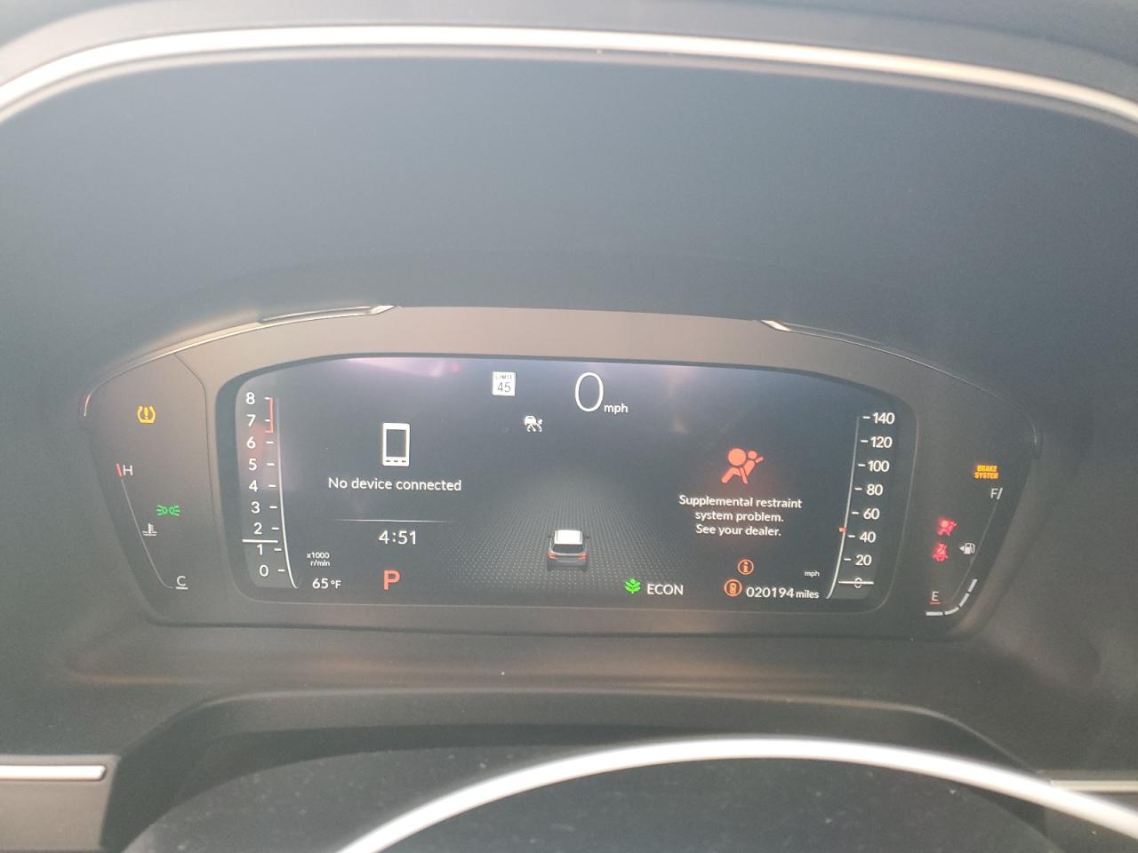 2023 HONDA PILOT ELITE VIN:5FNYG1H88PB014500