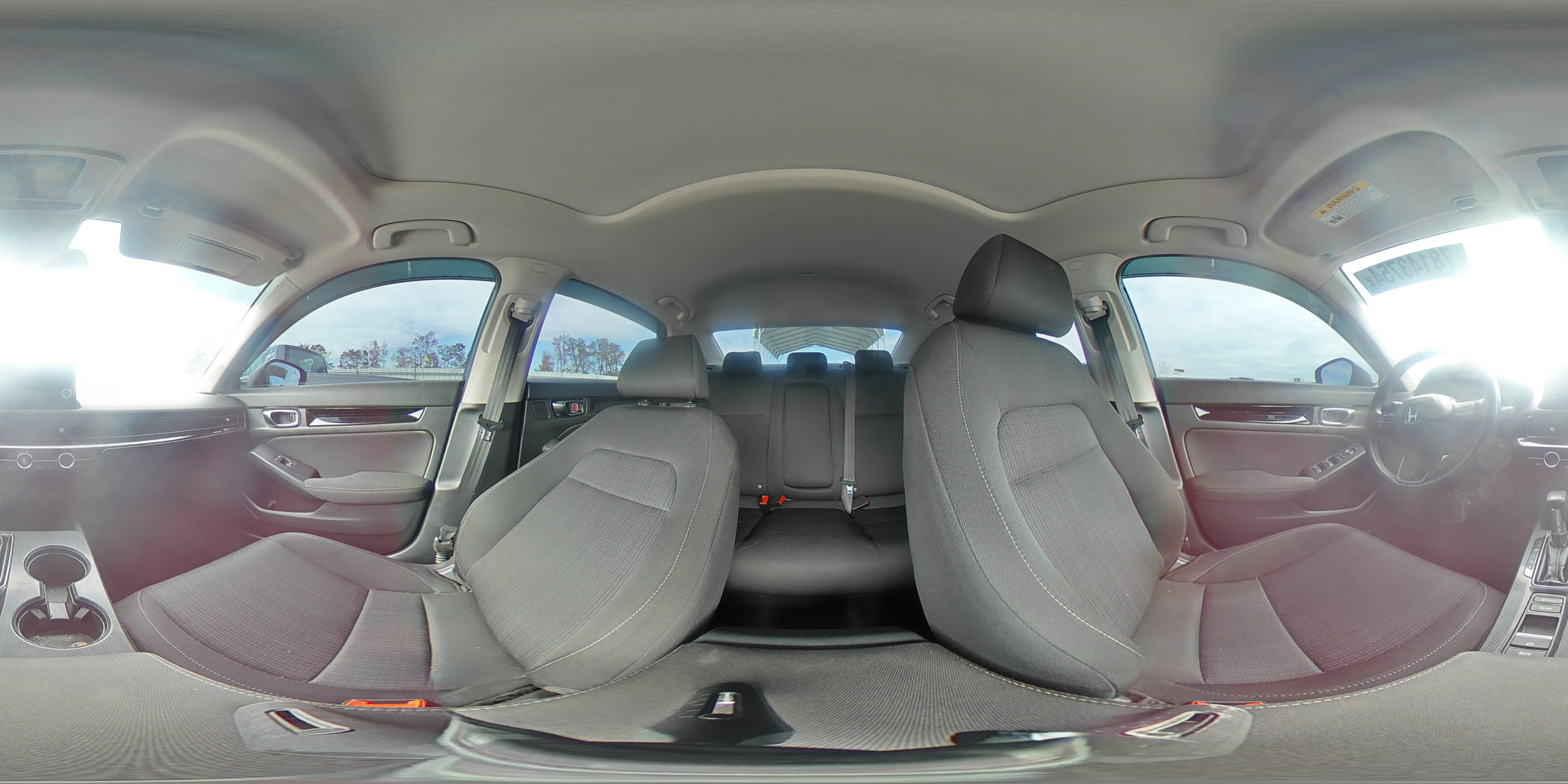 2023 HONDA CIVIC EX VIN:2HGFE1F75PH301537