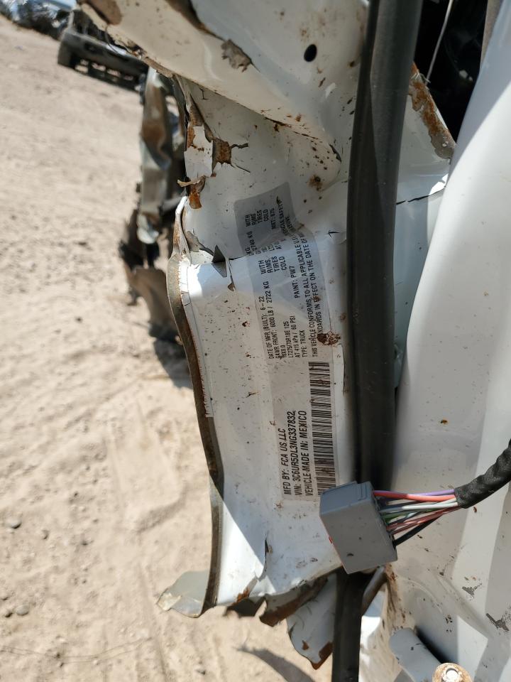 2022 RAM 2500 BIG HORN/LONE STAR VIN:3C6UR5DL3NG337832