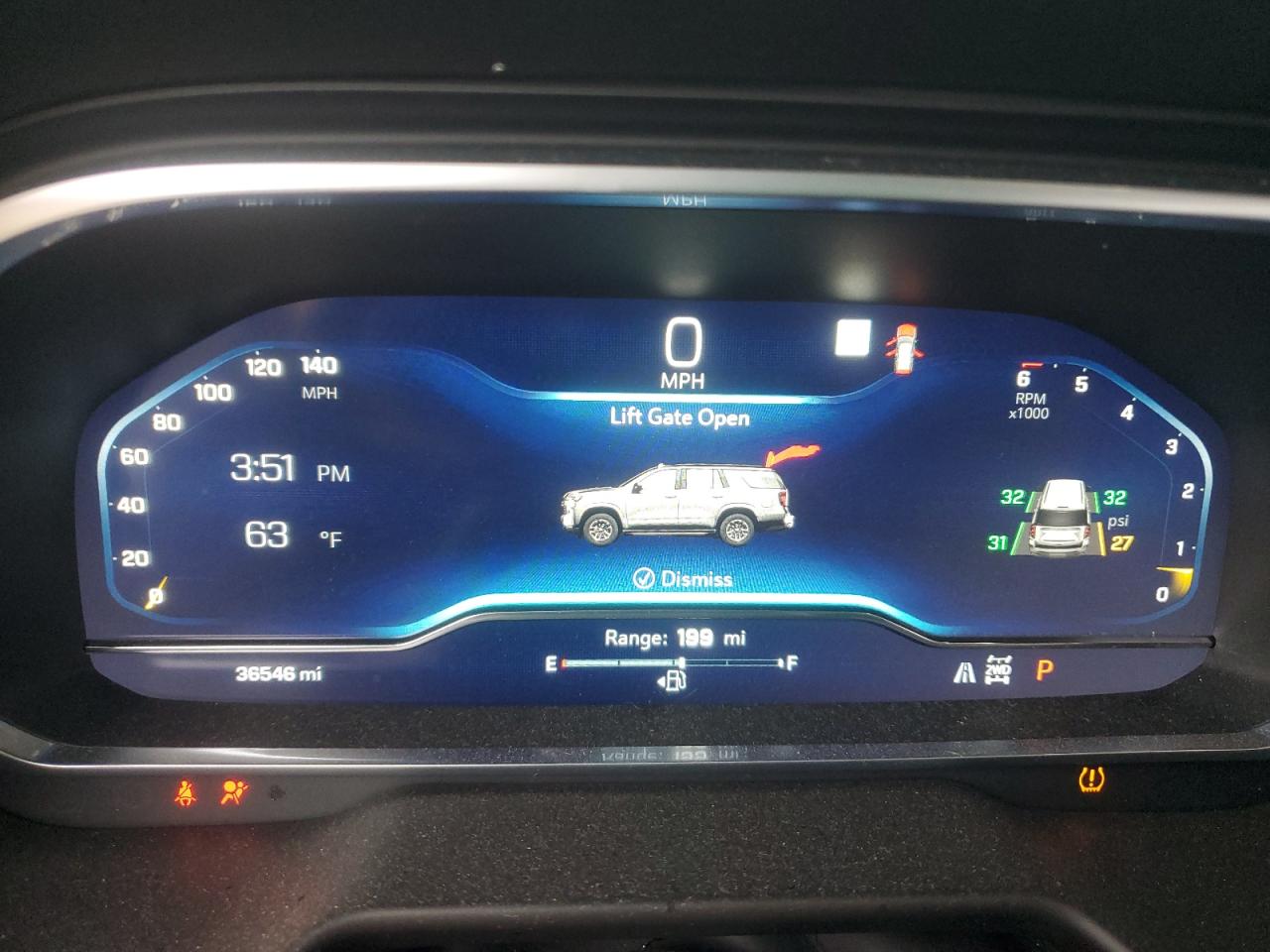 2023 CHEVROLET TAHOE K1500 Z71 VIN:1GNSKPKD3PR279324