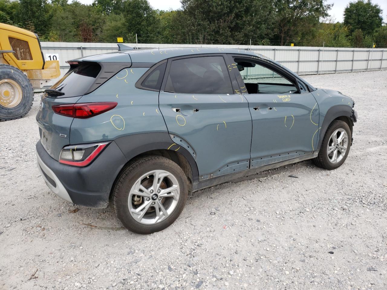 2022 HYUNDAI KONA SEL VIN:KM8K6CAB2NU770155