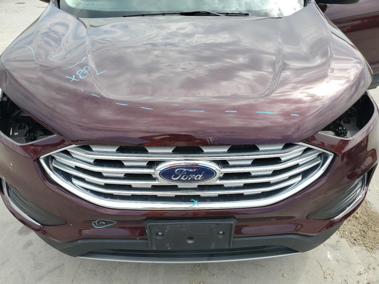 2022 FORD EDGE TITANIUM VIN:2FMPK4K92NBB03997