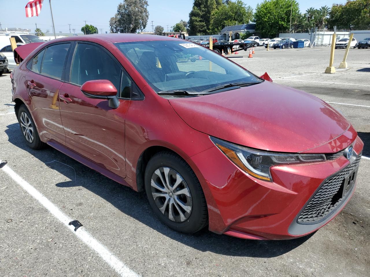 2022 TOYOTA COROLLA LE VIN:JTDEAMDE1NJ056059