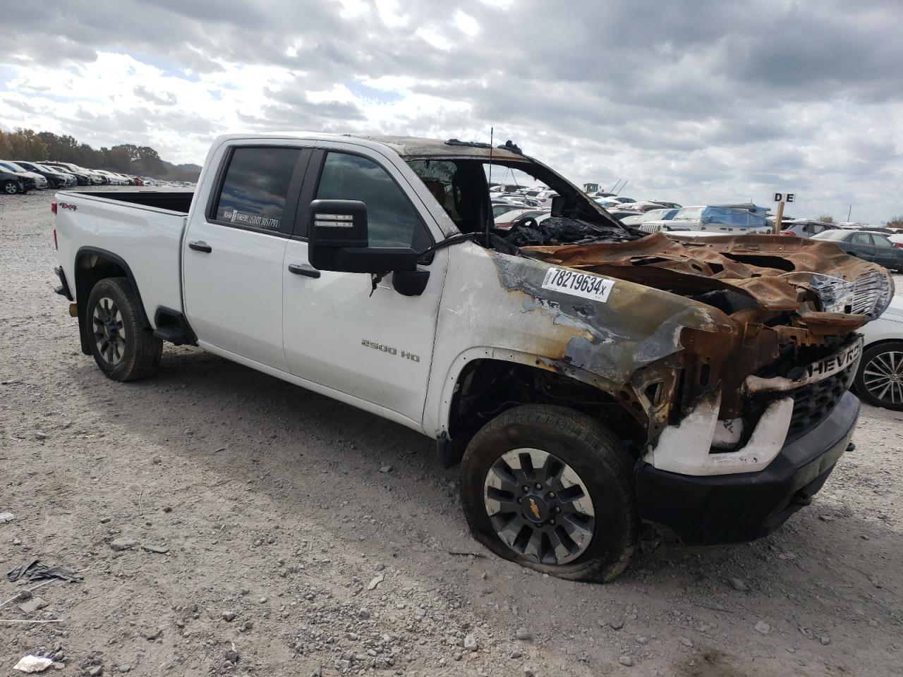 2022 CHEVROLET SILVERADO K2500 CUSTOM VIN:2GC4YMEY1N1214281