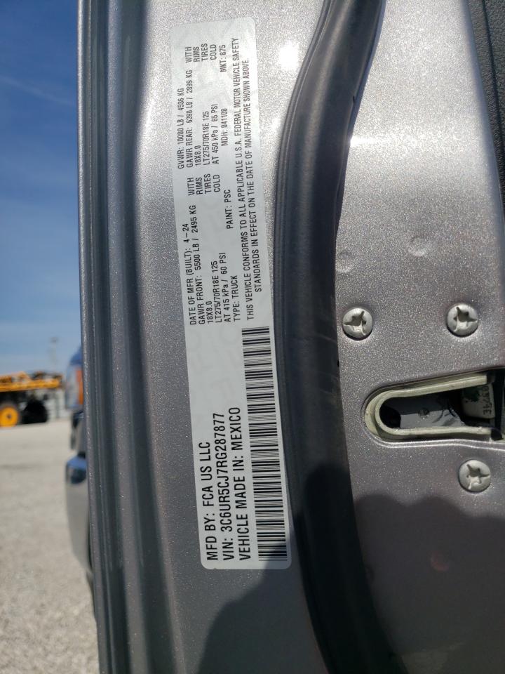 2024 RAM 2500 TRADESMAN VIN:3C6UR5CJ7RG287877