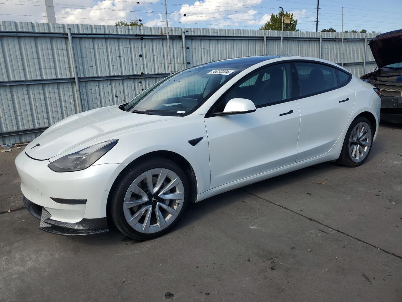 2022 TESLA MODEL 3  VIN:5YJ3E1EA3NF143846