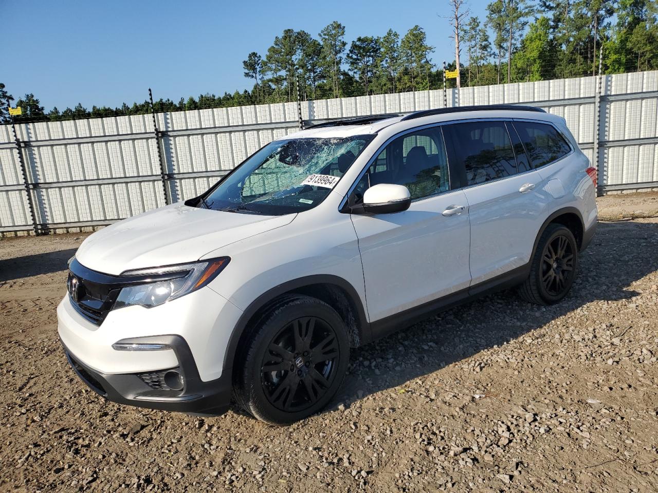 2022 HONDA PILOT SE VIN:5FNYF5H2XNB020740