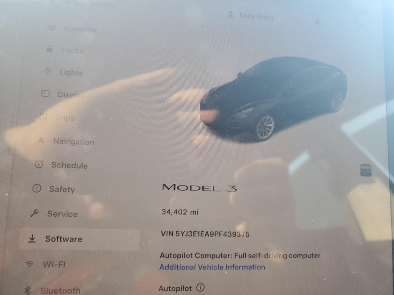 2023 TESLA MODEL 3  VIN:5YJ3E1EA9PF439375