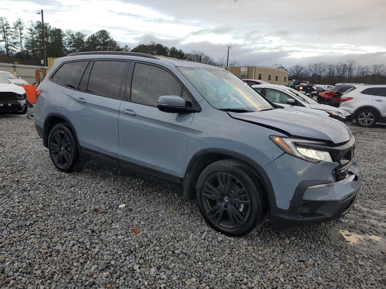 2022 HONDA PILOT BLACK VIN:5FNYF6H77NB029428