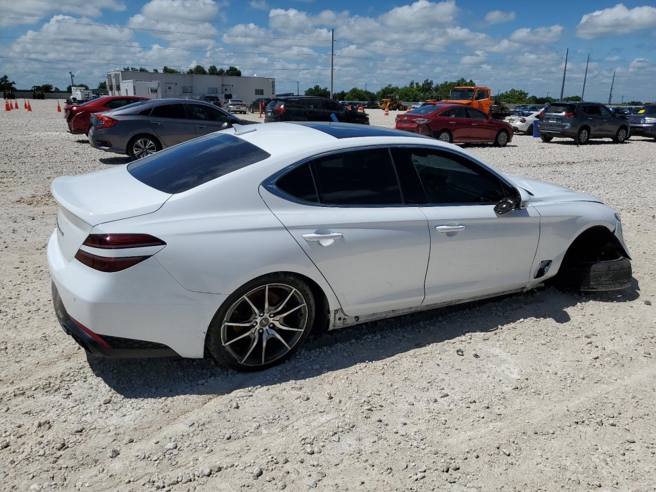 2022 GENESIS G70 BASE VIN:KMTG34TA1NU089273