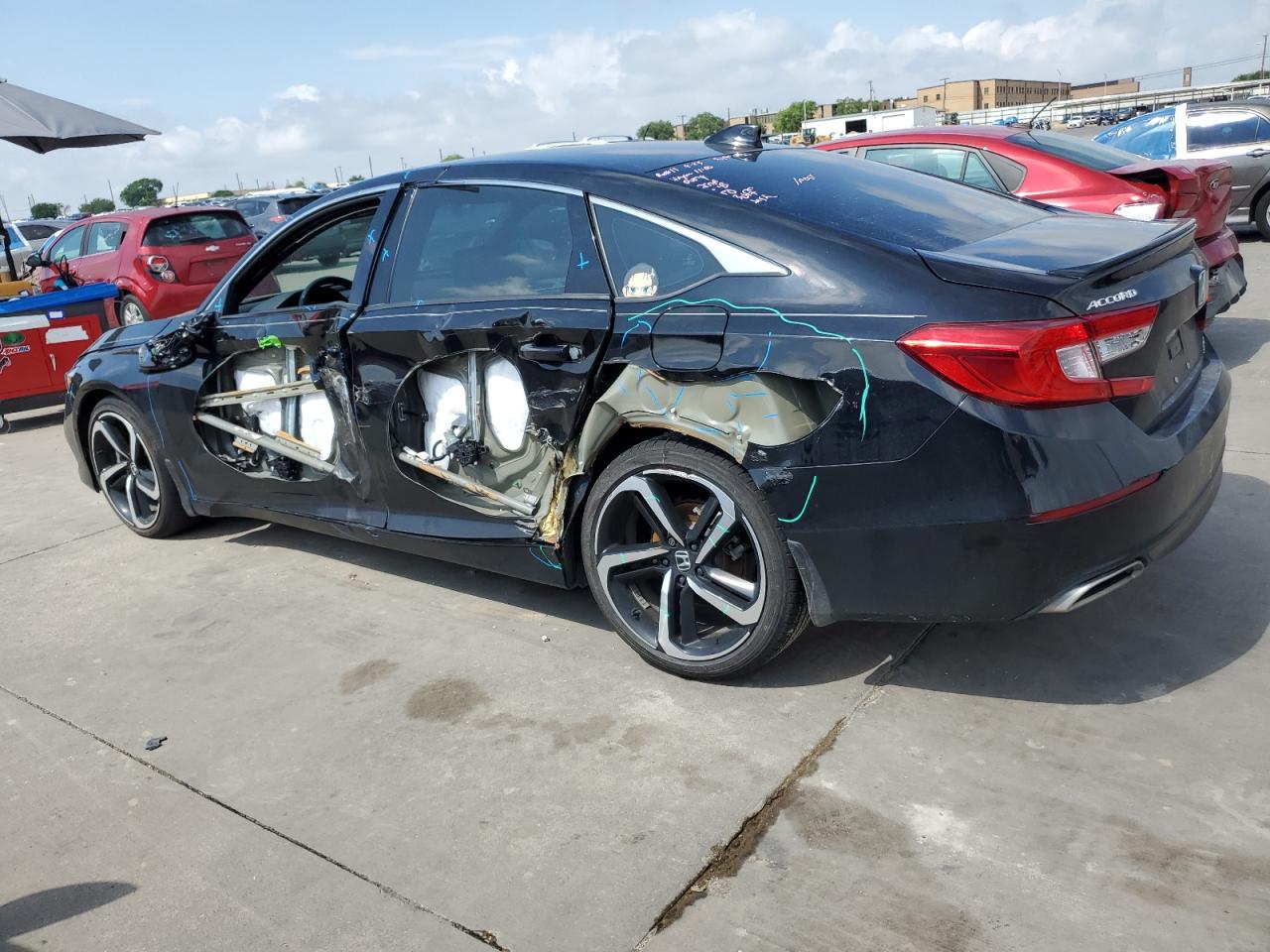 2022 HONDA ACCORD SPORT VIN:1HGCV2F31NA017372