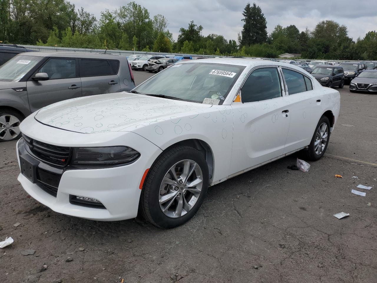 2022 DODGE CHARGER SXT VIN:2C3CDXJG4NH217855