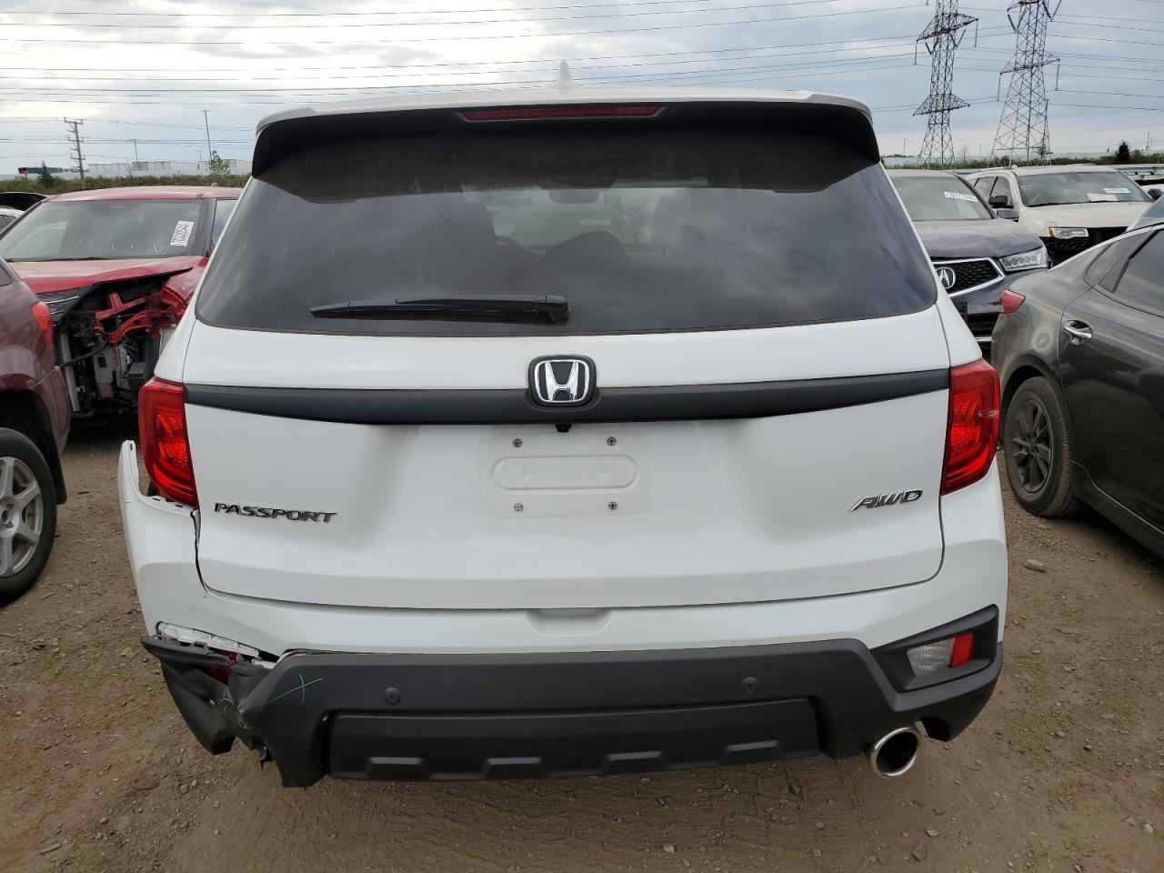2023 HONDA PASSPORT EXL VIN:5FNYF8H57PB038112