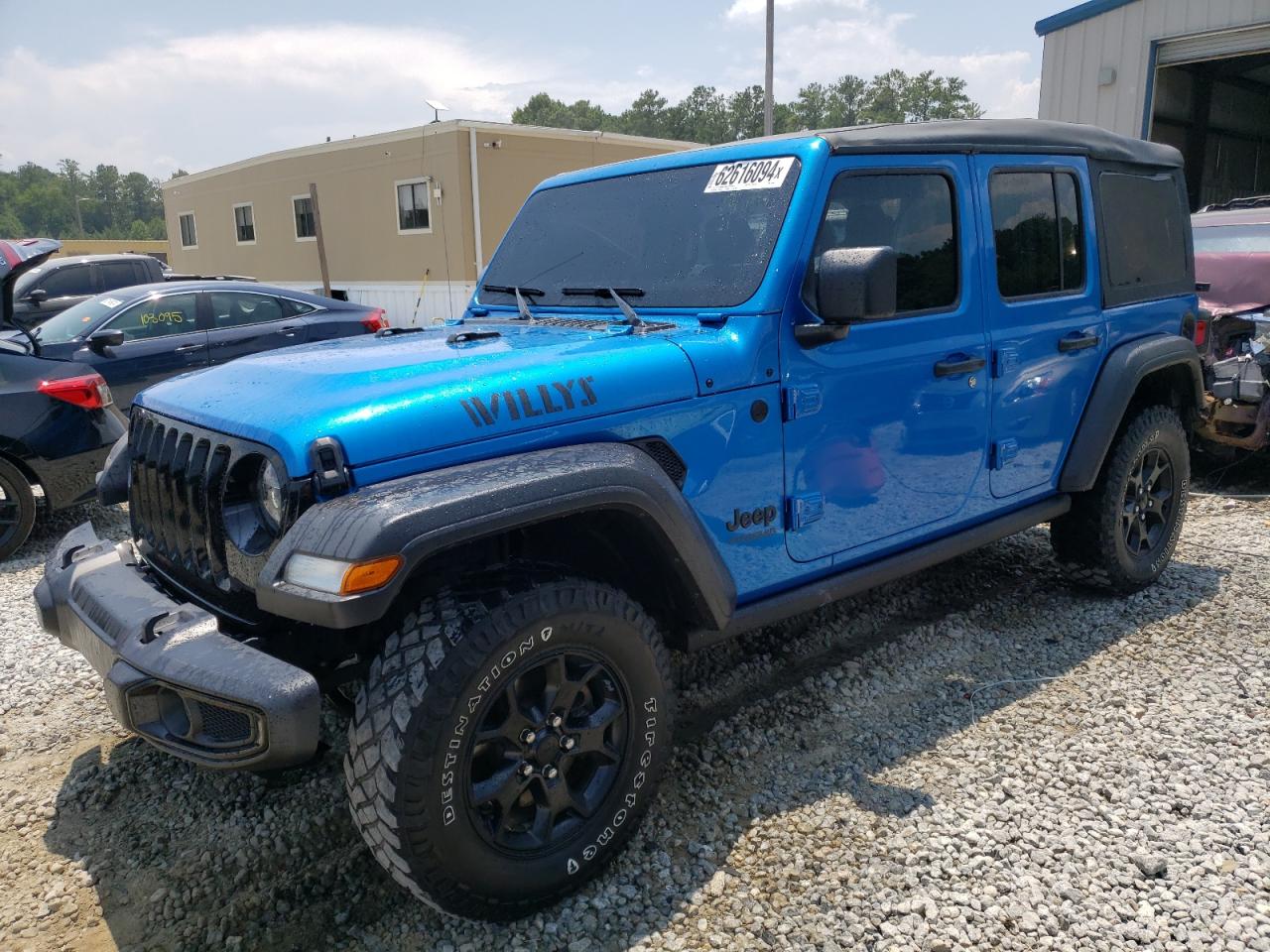 2022 JEEP WRANGLER UNLIMITED SPORT VIN:1C4HJXDN7NW130246