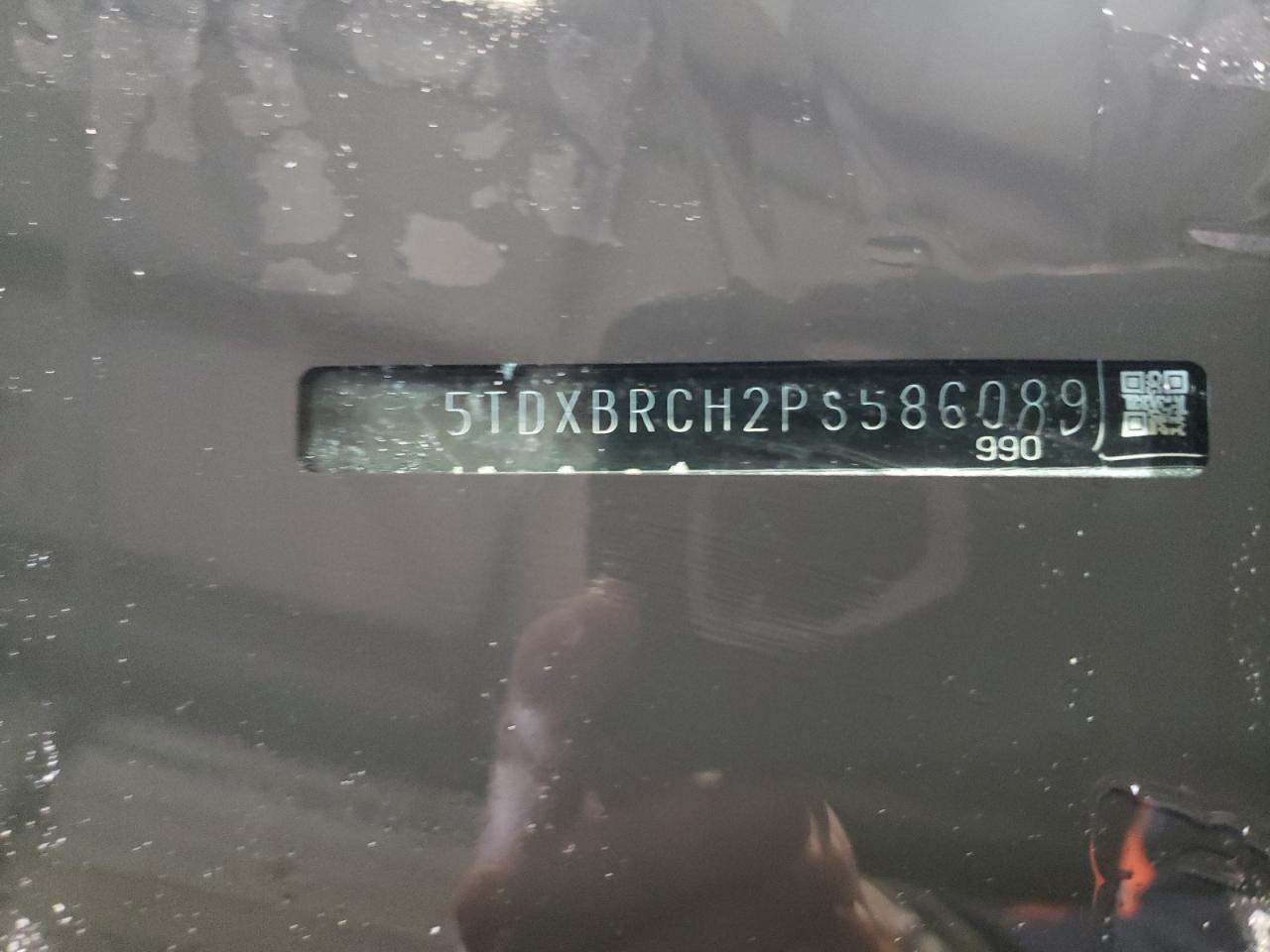 2023 TOYOTA HIGHLANDER HYBRID LIMITED VIN:5TDXBRCH2PS586089