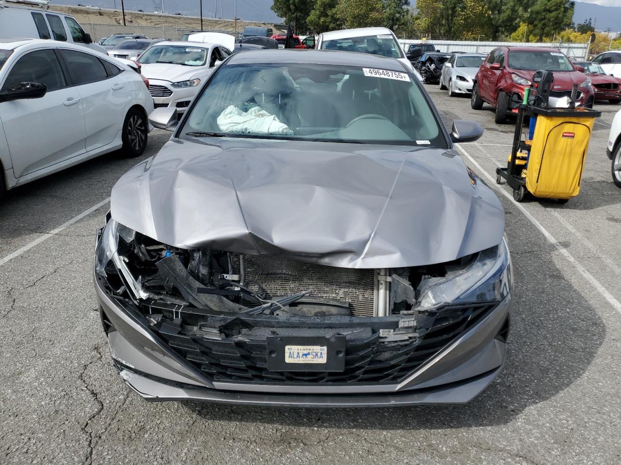 2023 HYUNDAI ELANTRA BLUE VIN:KMHLM4AJ5PU034031