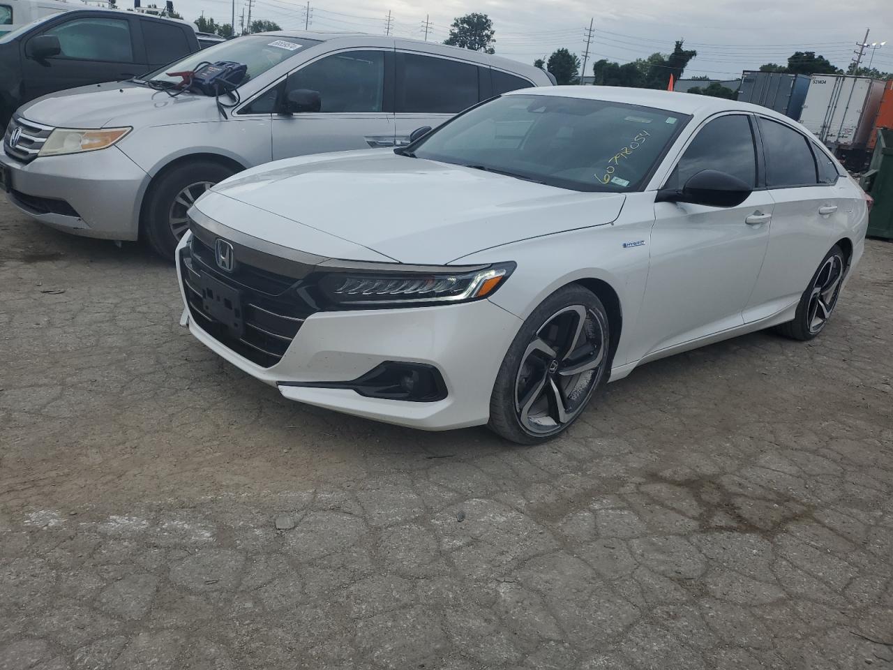 2022 HONDA ACCORD HYBRID SPORT VIN:1HGCV3F23NA037345