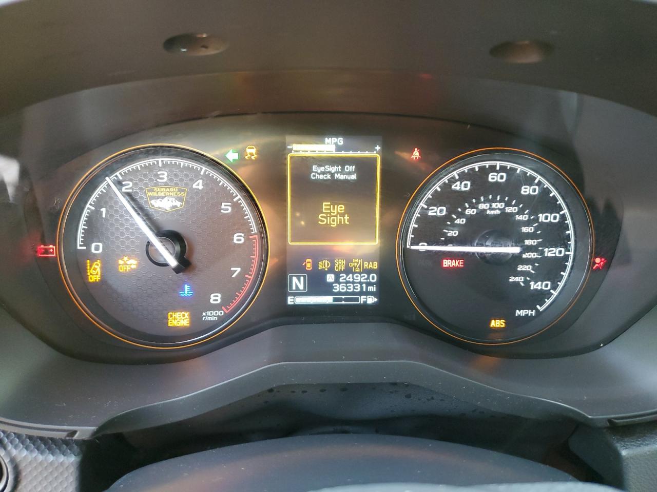 2022 SUBARU FORESTER WILDERNESS VIN:JF2SKAMC1NH471999