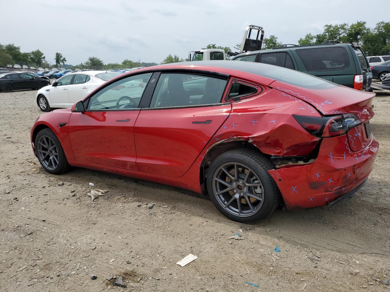 2022 TESLA MODEL 3  VIN:5YJ3E1EB1NF238091